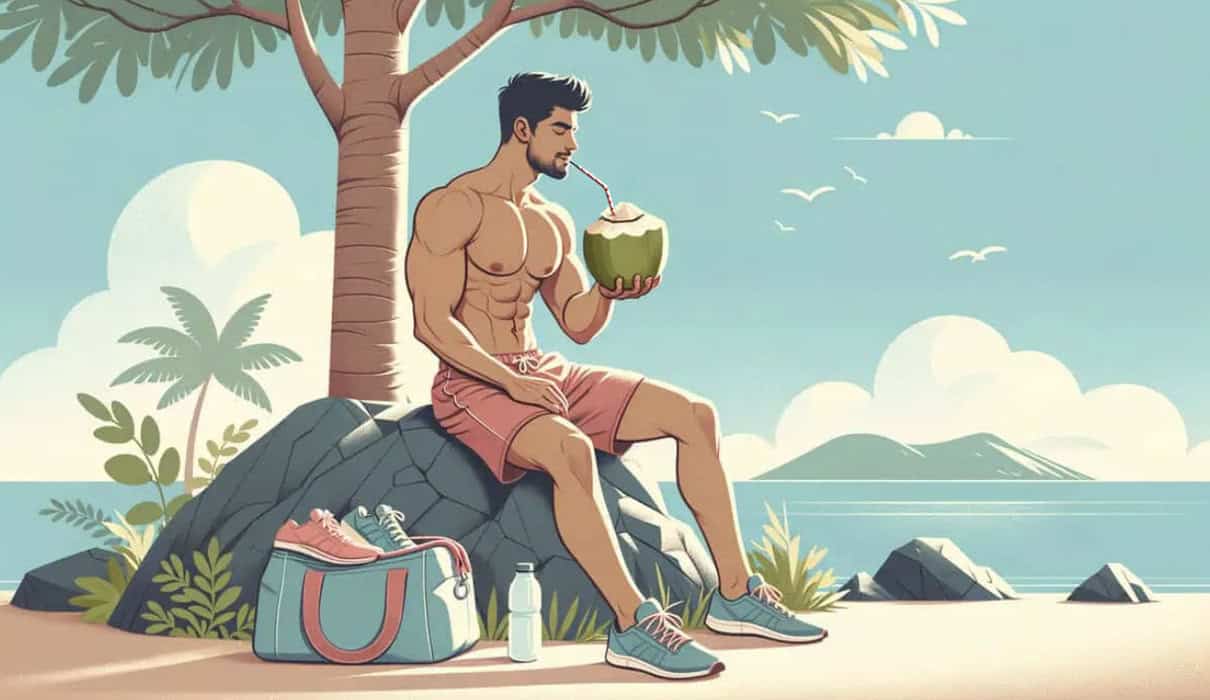 bienfaits eau de coco santé sport